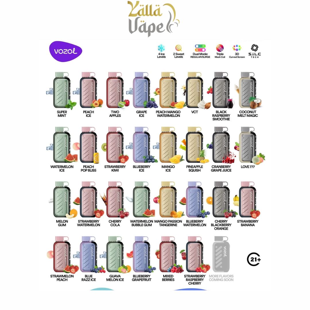 Vozol Gear Ice & Sweet 50000 Puffs Disposable Vape