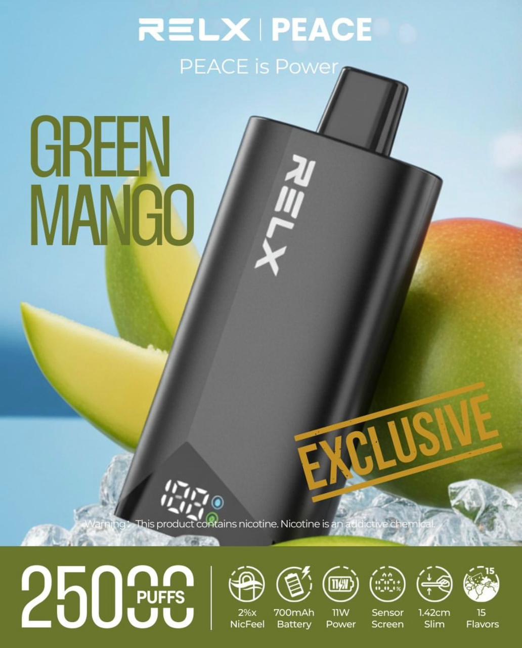 Relx Peace 25000 Puffs Disposable Vape in Dubai UAE