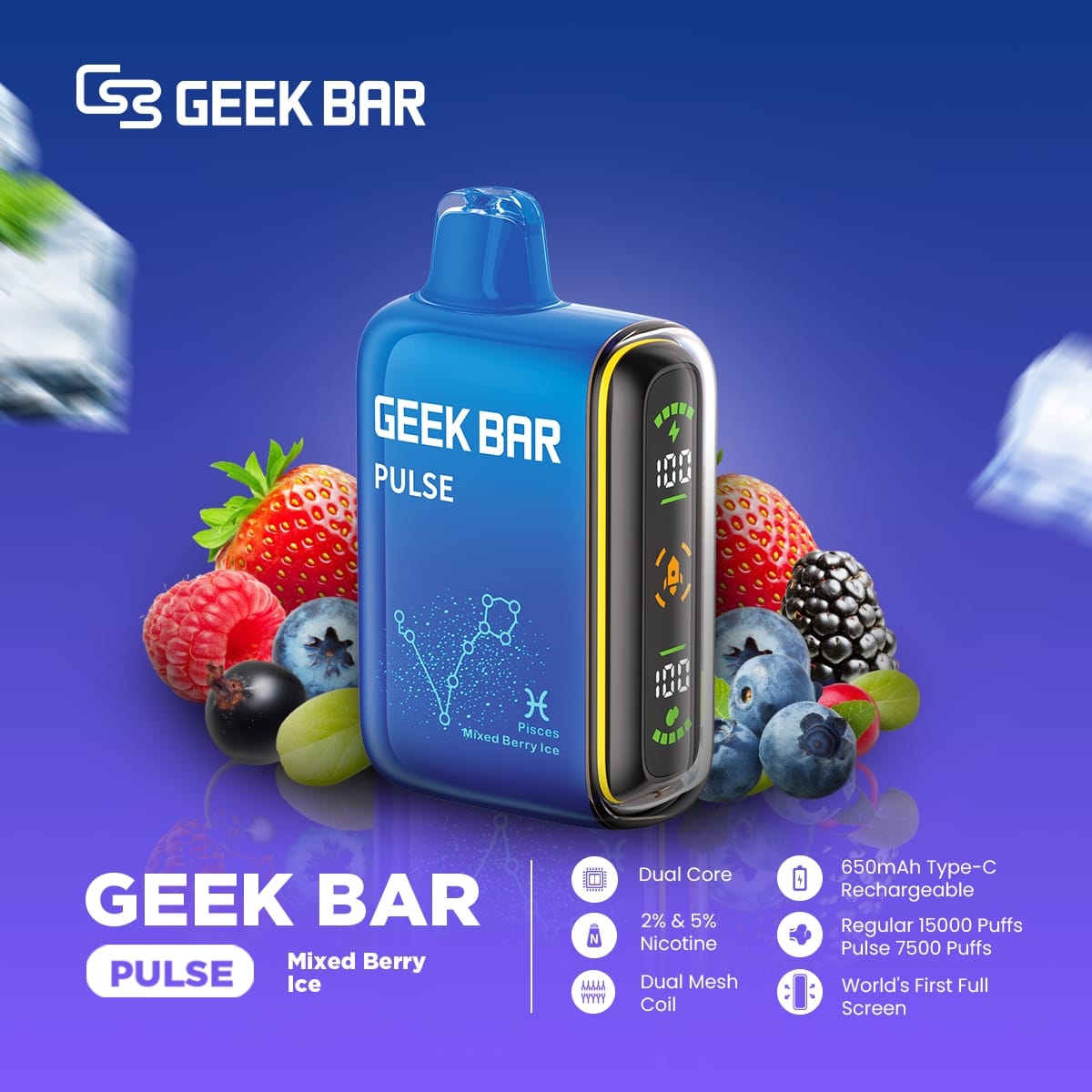 GEEK BAR PULSE 15000 Puffs