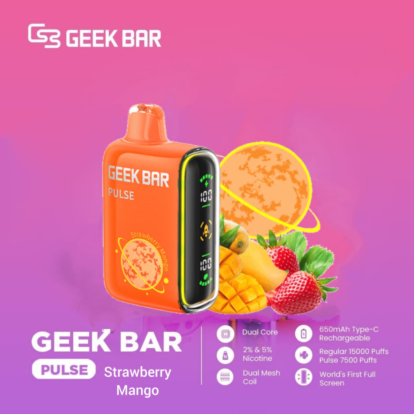 GEEK BAR PULSE 15000 Puffs