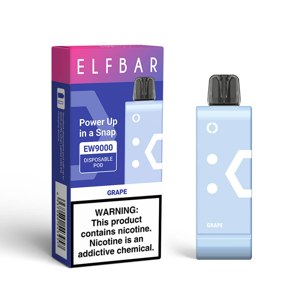 ELFBAR EW 9000 Puffs (Charging Device With Disposable Pod) Kit 50mg Nicotine