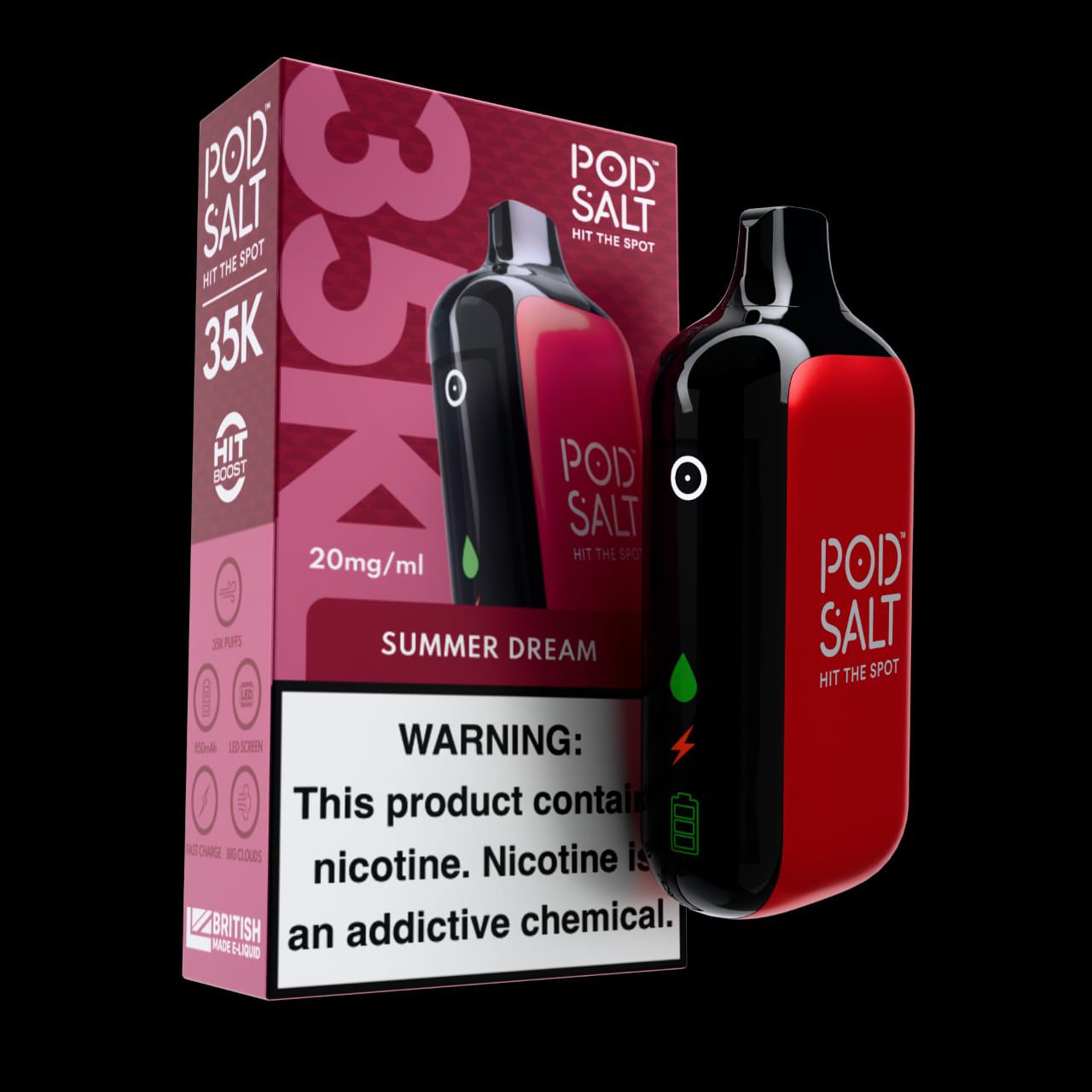 Pod Salt 35K Puffs  Disposable Vape In Dubai UAE