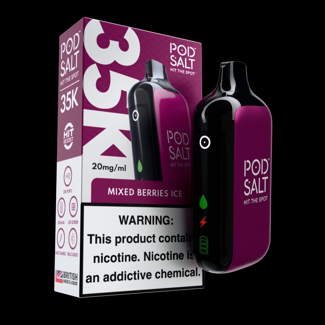 Pod Salt 35K Puffs  Disposable Vape In Dubai UAE