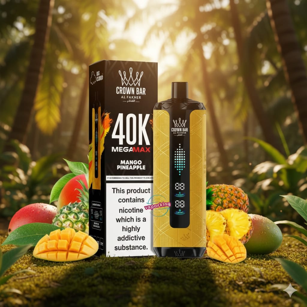 Al Fakher Crown Bar Mega Max 40000 Puffs Disposable Vape in UAE