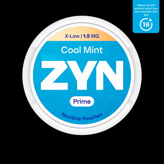 ZYN Cool Mint Prime 1.5mg Nicotine Pouches in Dubai & UAE
