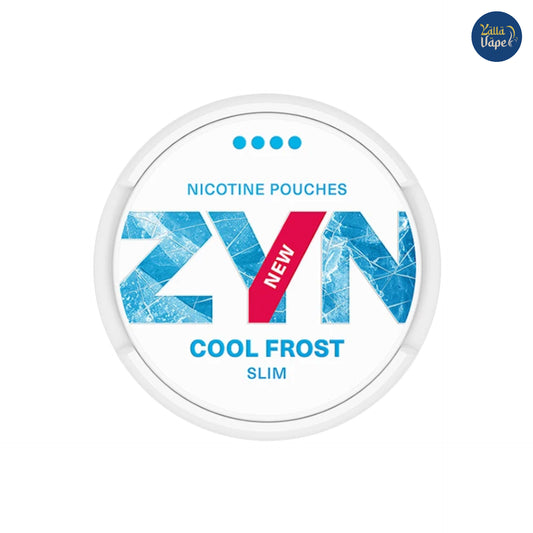 Extra Strong ZYN Cool Frost Slim 11mg nicotine pouches with a cool, refreshing mint flavor