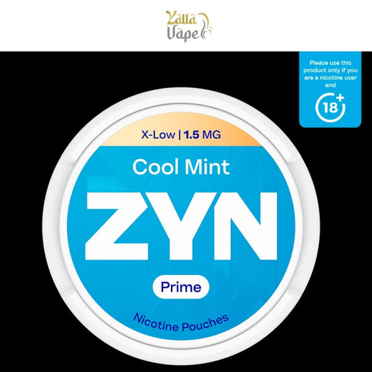 ZYN Cool Mint Prime 1.5mg Nicotine Pouches in Dubai & UAE