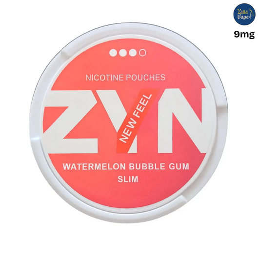ZYN Watermelon Bubble Gum Slim 9mg nicotine pouches — slim can, authentic, fast delivery Dubai, Abu Dhabi & UAE