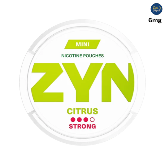 Zyn Citrus Mini 6mg | Strong mini nicotine pouches (20) — Citrus & lemongrass flavor, discreet, UAE shipping