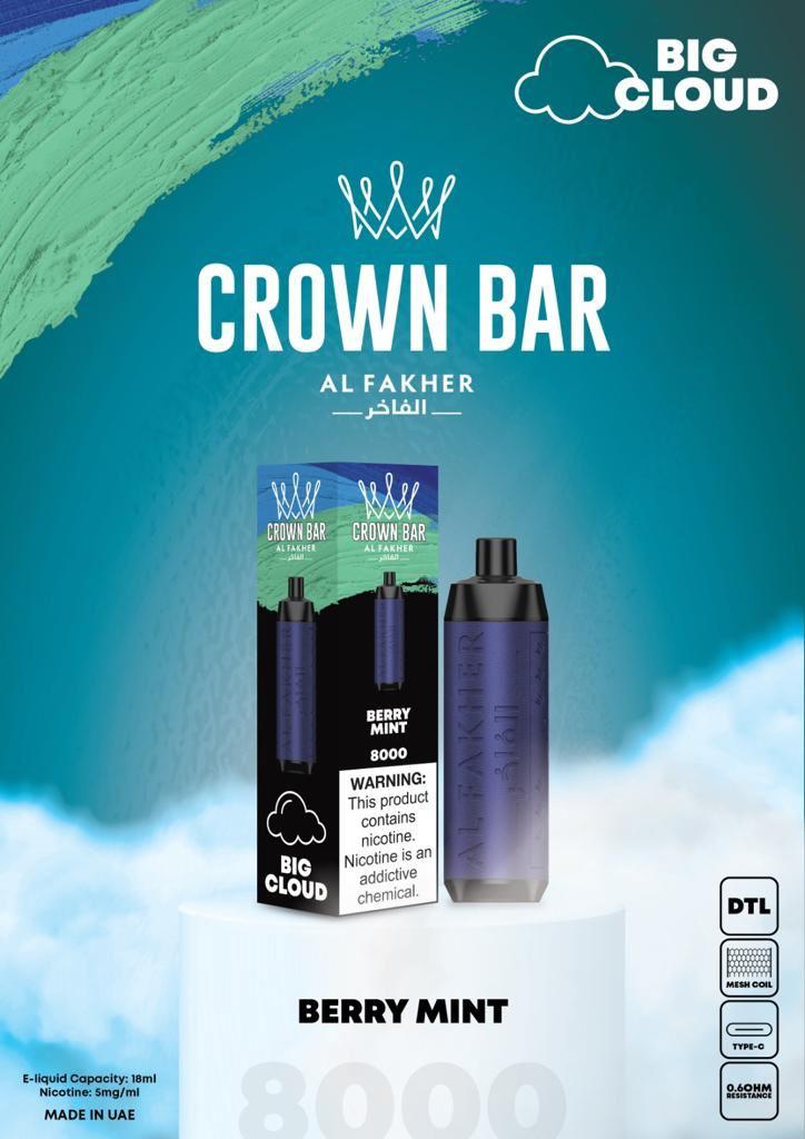 AL FAKHER CROWN BAR 8000 Puffs