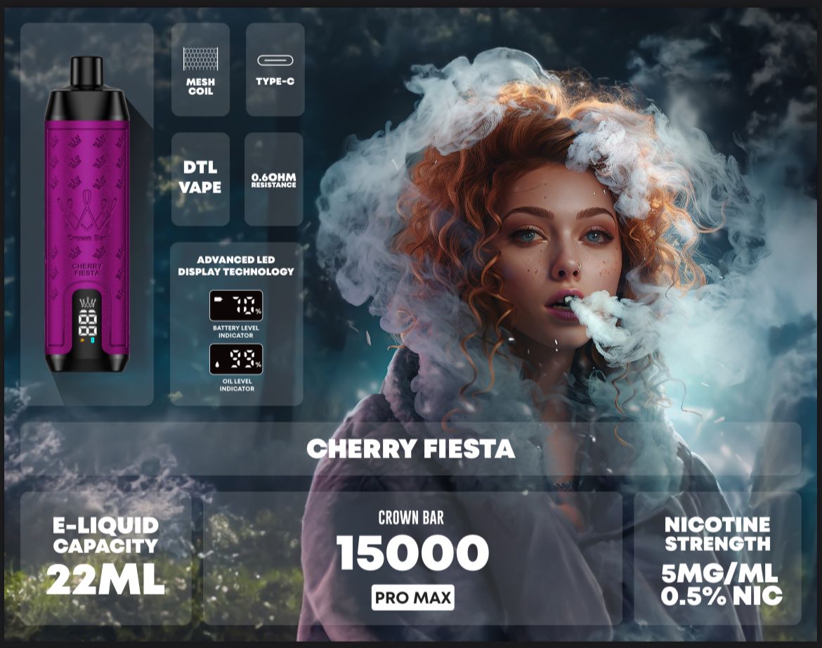 Al Fakher Crown Bar Pro Max 15000 Puffs