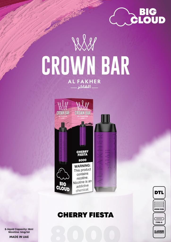 AL FAKHER CROWN BAR 8000 Puffs in UAE