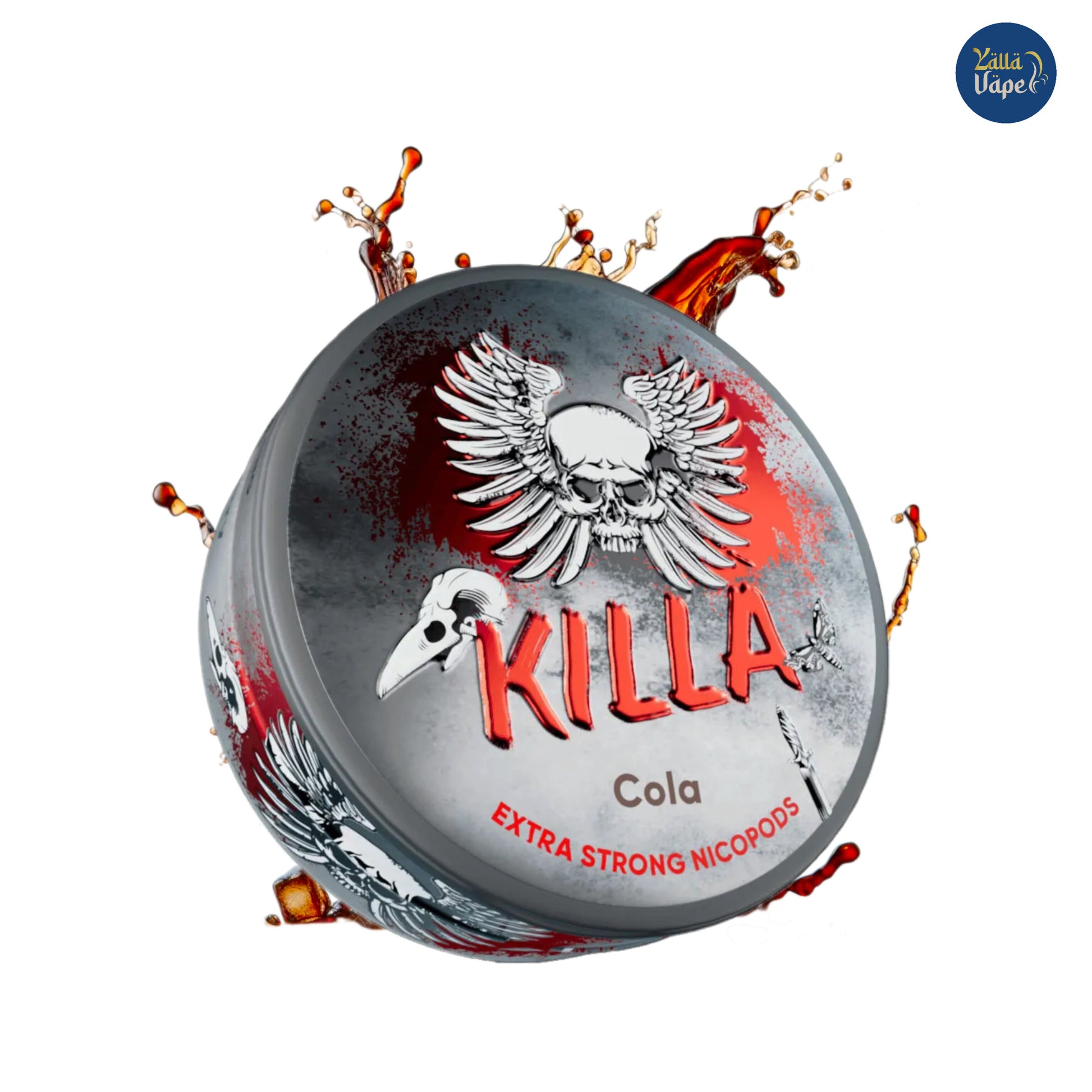 Killa Cola Extra Strong Nicopods - Premium nicotine pouches with intense flavor, available for fast delivery in Dubai, UAE.