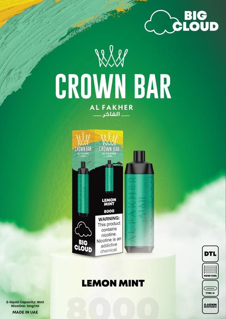 AL FAKHER CROWN BAR 8000 Puffs