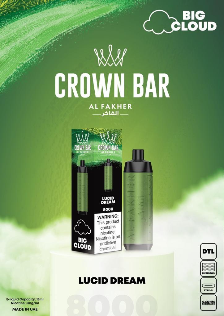 AL FAKHER CROWN BAR 8000 Puffs