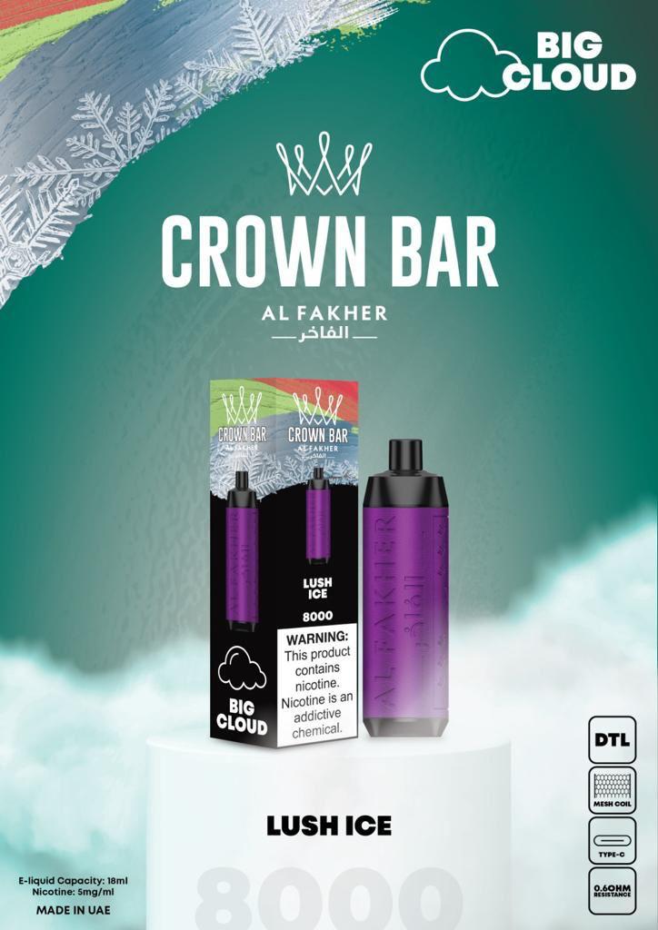 AL FAKHER CROWN BAR 8000 Puffs in UAE