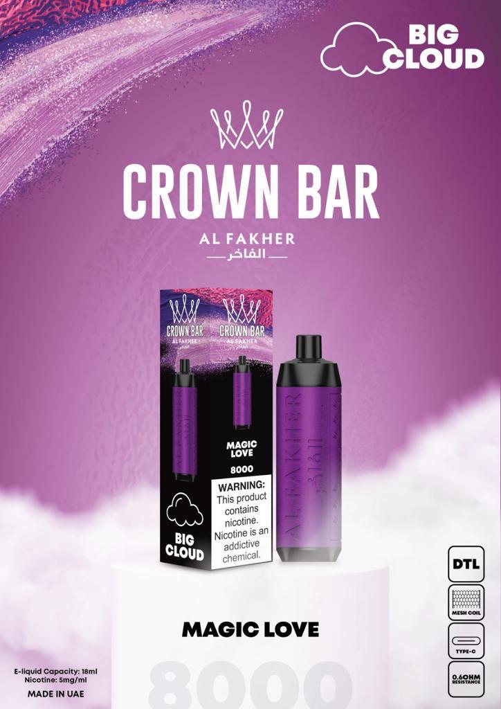 AL FAKHER CROWN BAR 8000 Puffs in UAE