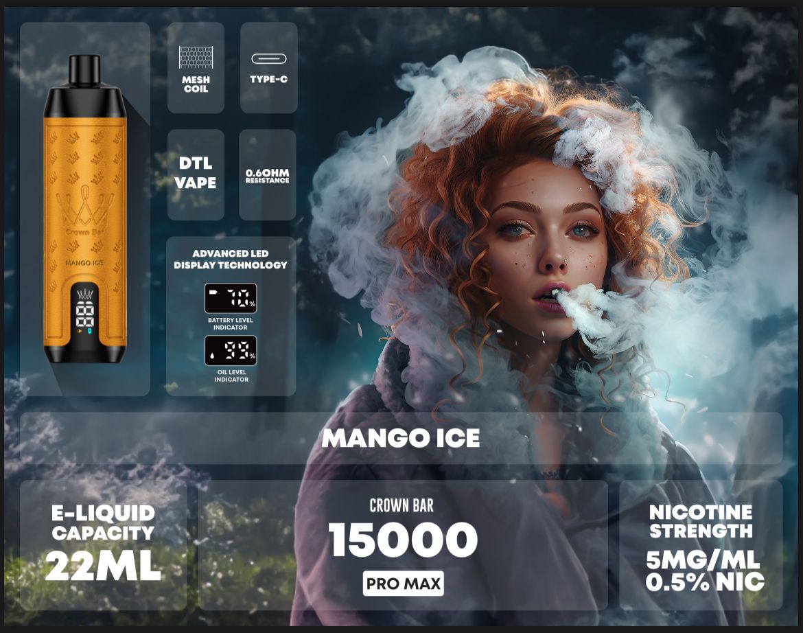 Al Fakher Crown Bar Pro Max 15000 Puffs