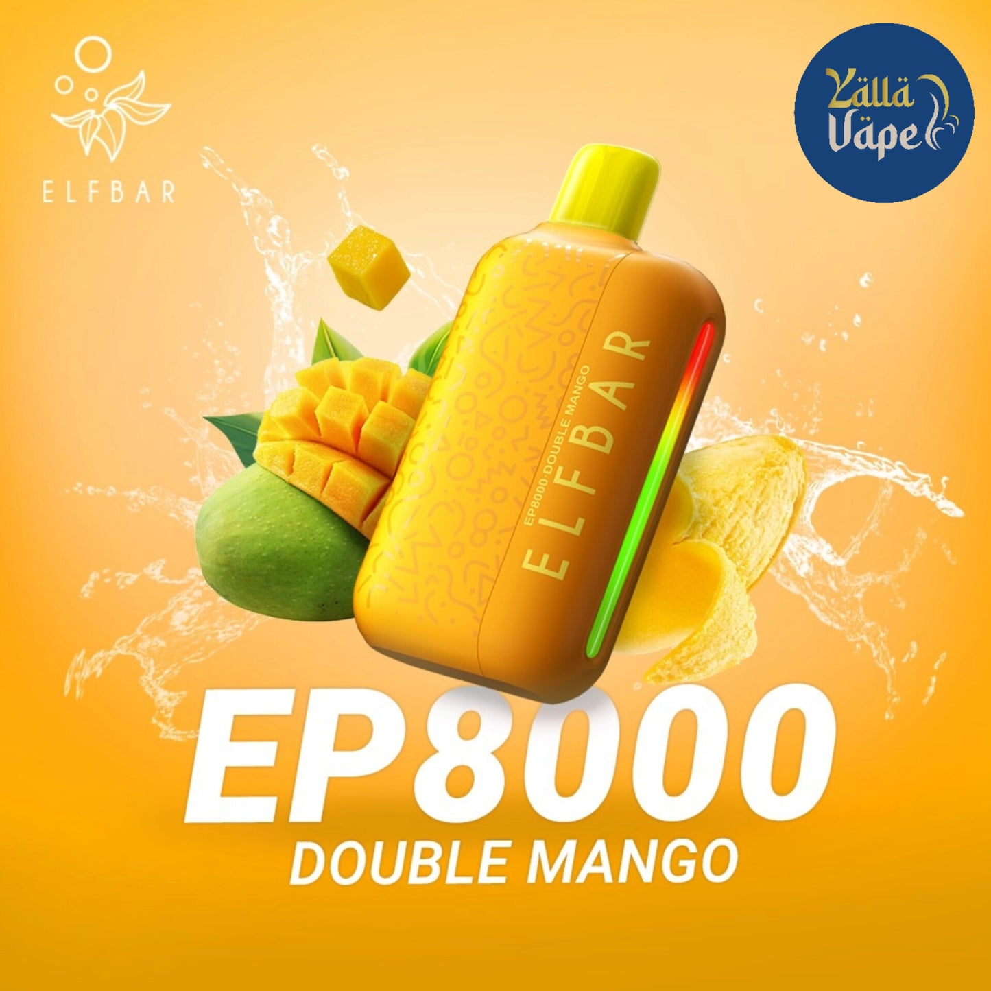 ELF BAR EP8000 Puffs 20mg (Non Chargeable) Disposable Vape