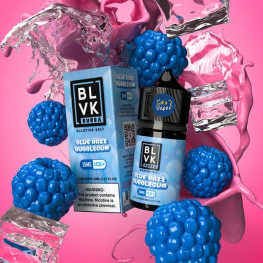 BLUE RAZZ BUBBLEGUM ICE - BLVK BUBBA SALTS - 30ml - In Dubai UAE