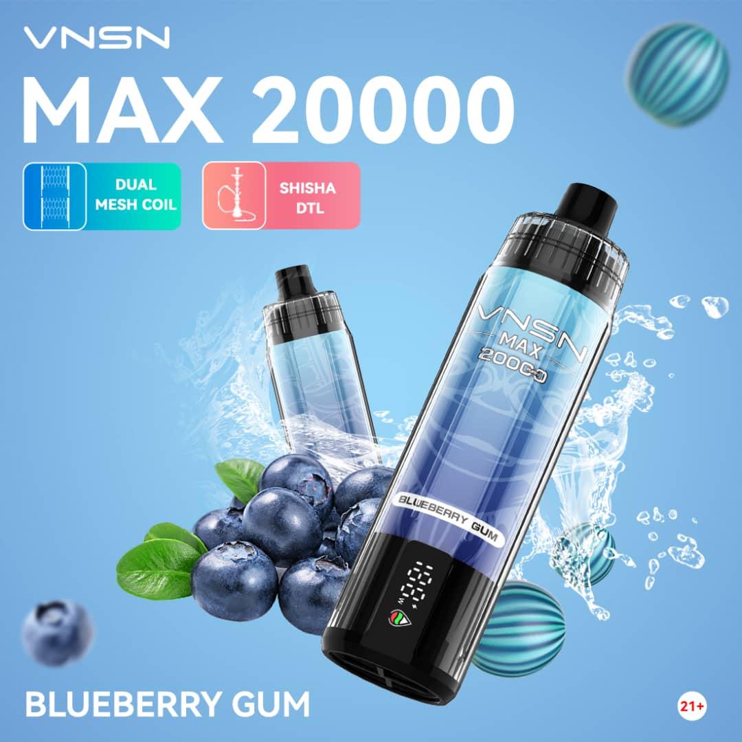 VNSN MAX 20000 Puffs Disposable Vape In Dubai UAE