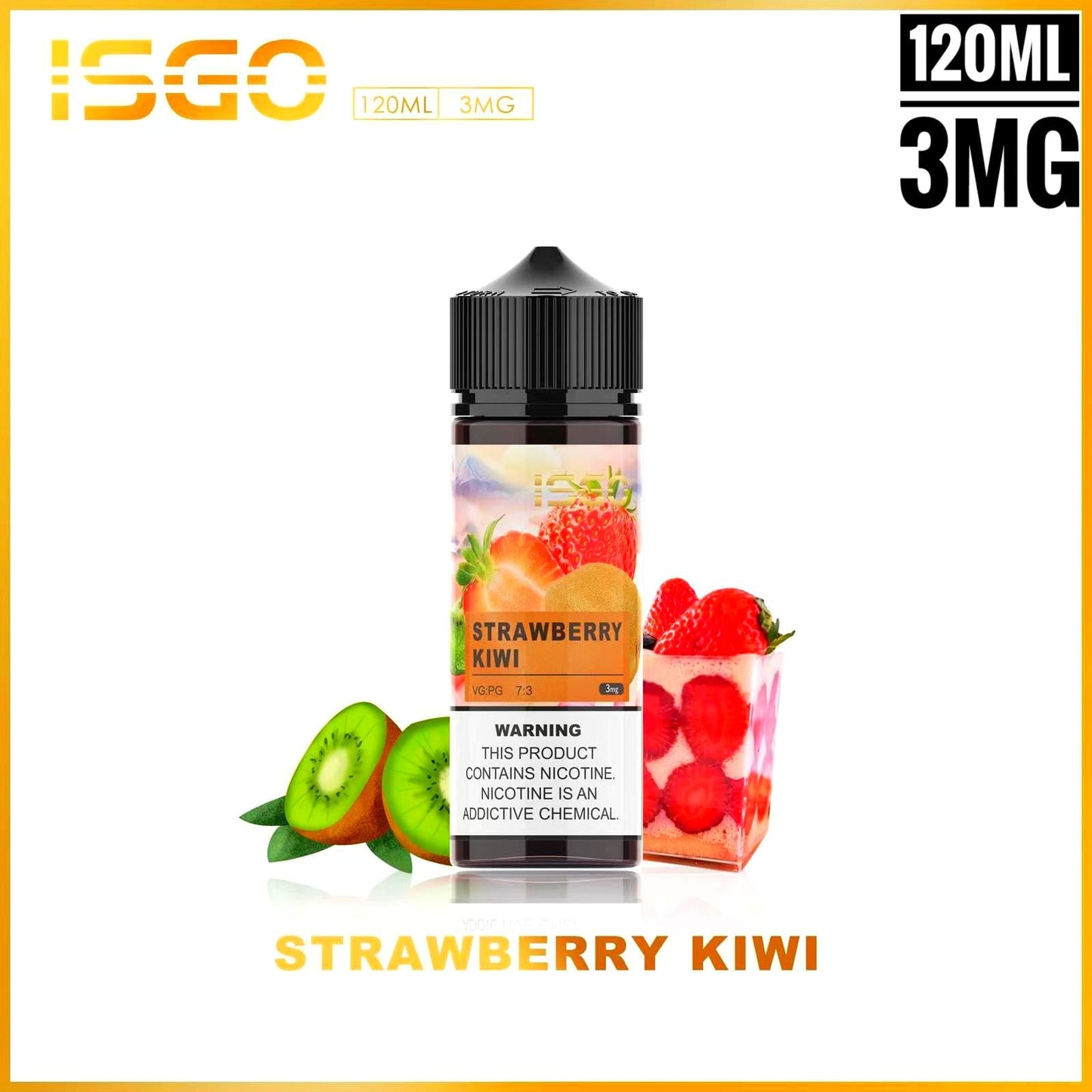 ISGO 120ML E-LIQUID ALL FLAVORS