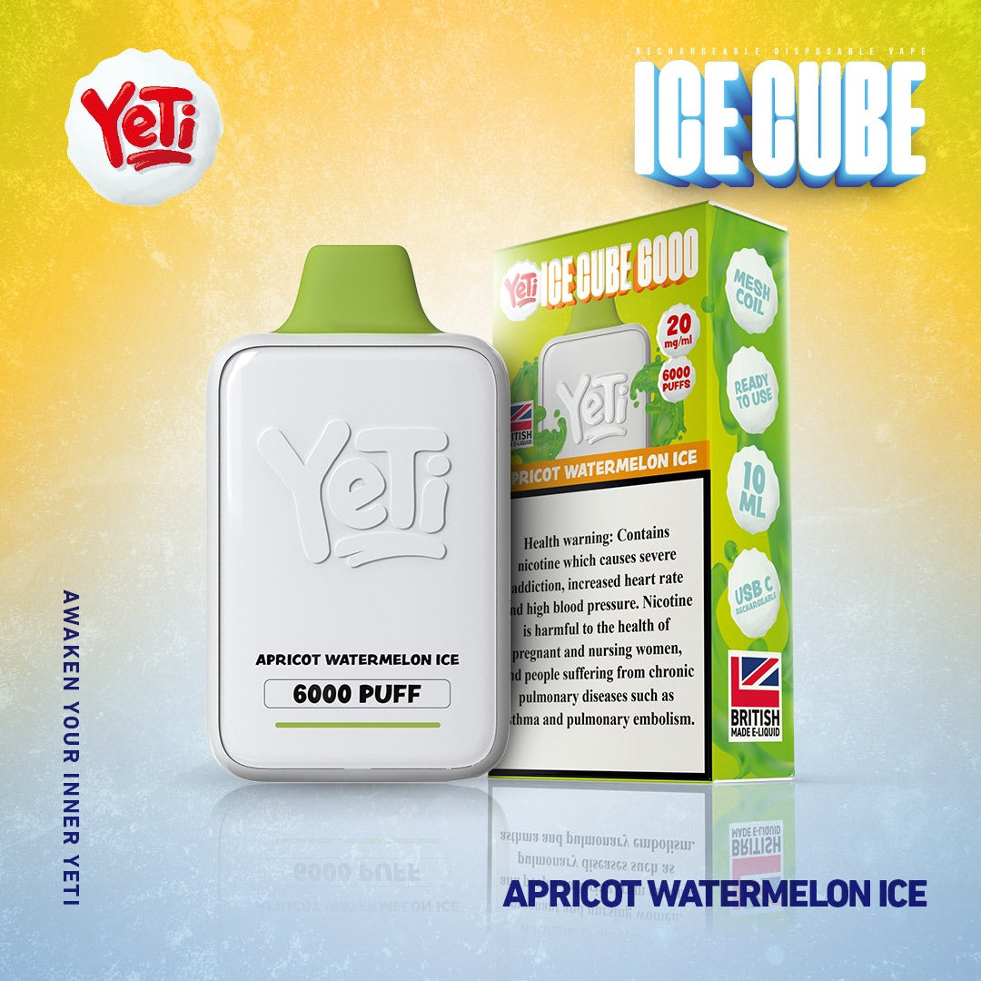 Yeti Ice Cube 6000 Puffs Disposable Vape 20mg In Dubai UAE