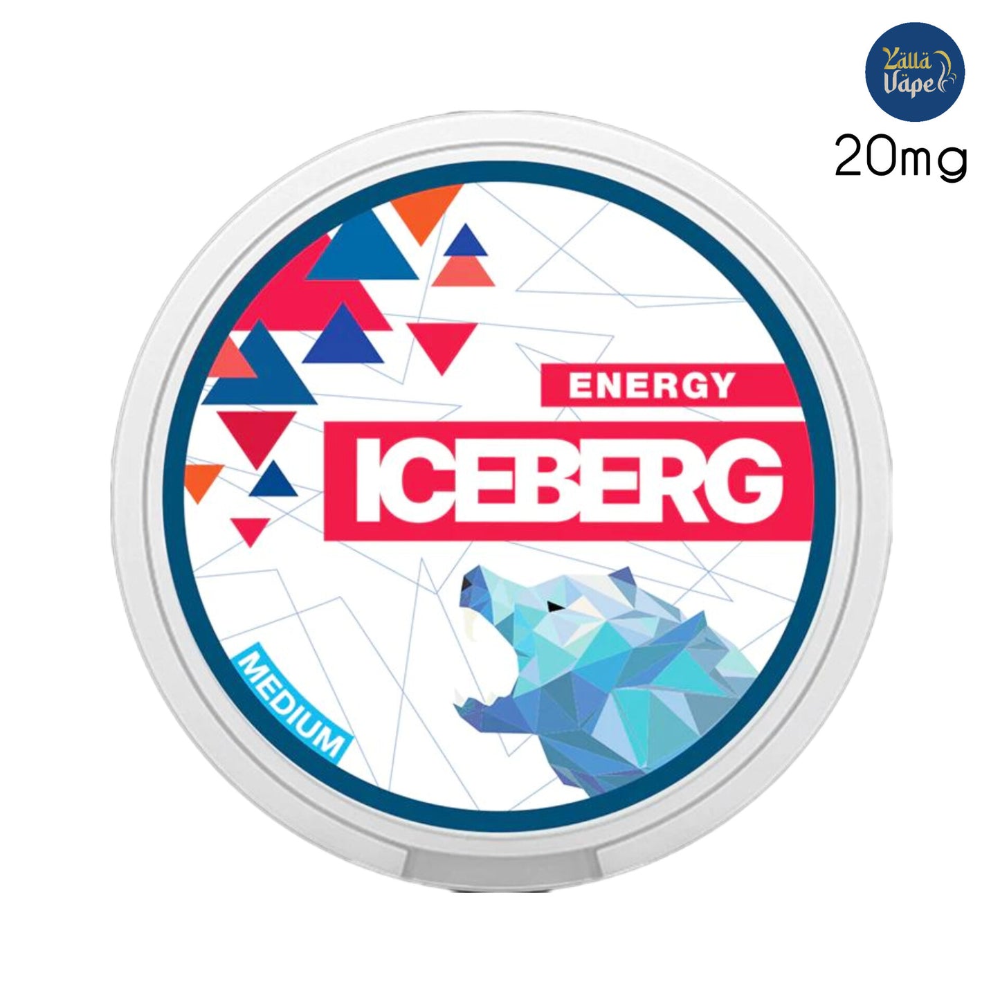 ICEBERG Grape Gum Medium - 20mg Nicotine Pouches/SNUS 