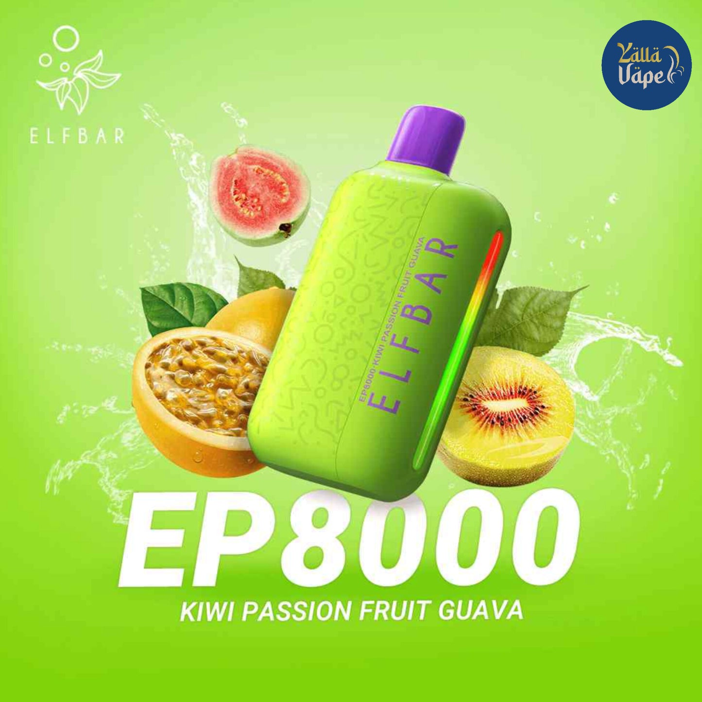 ELF BAR EP8000 Puffs 20mg (Non Chargeable) Disposable Vape