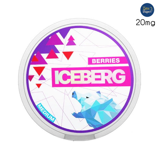 ICEBERG Berries Medium - 20mg Nicotine Pouches/SNUS 