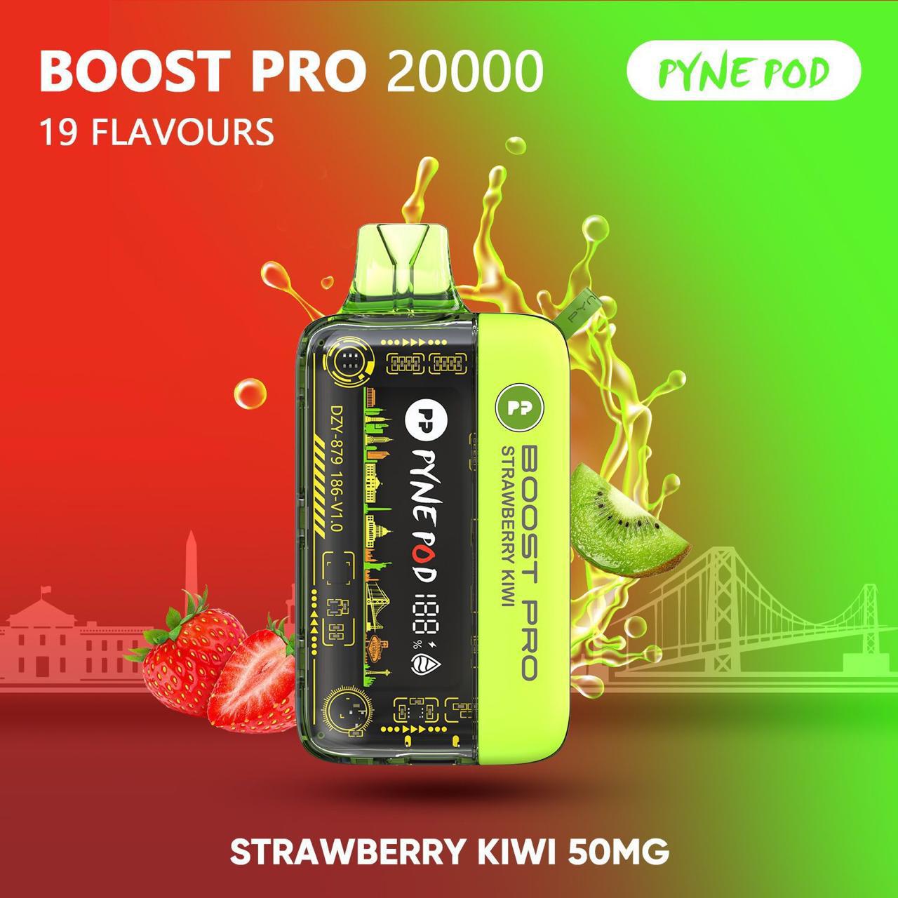 PYNE POD Boost Pro 20000 Puffs 50MG Disposable Vape in Dubai UAE