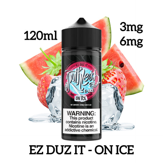 EZ DUZ IT ON ICE 120ml E-Juice By RUTHLESS VAPOR