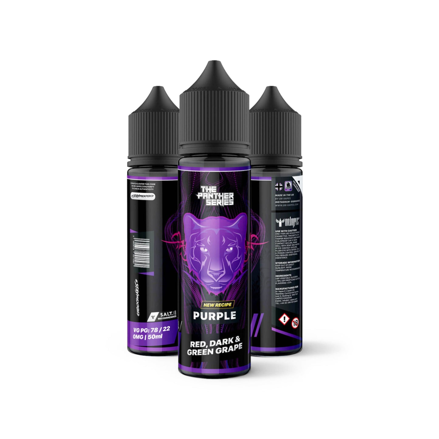 DR. VAPE (THE PANTHER SERIES) 60ml All Flavors