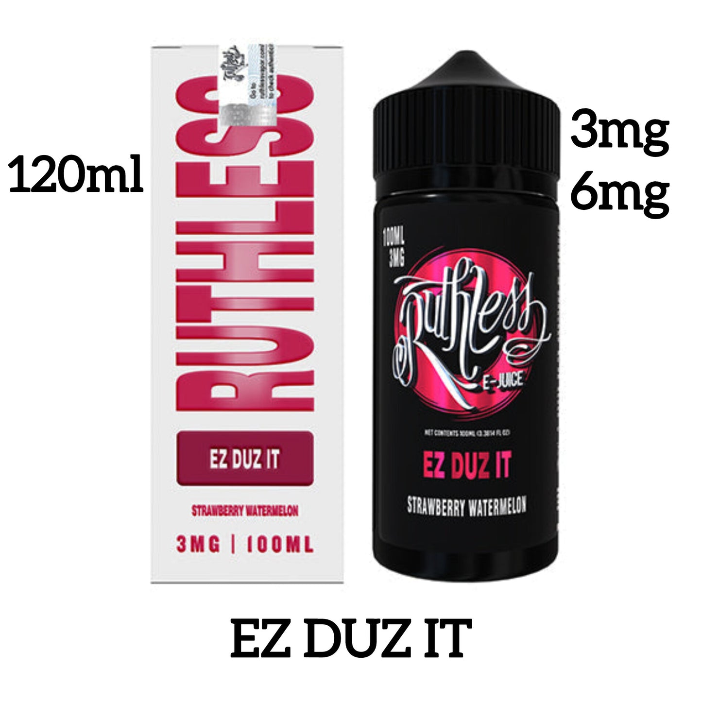 EZ DUZ IT 120ml E-Juice By RUTHLESS VAPOR