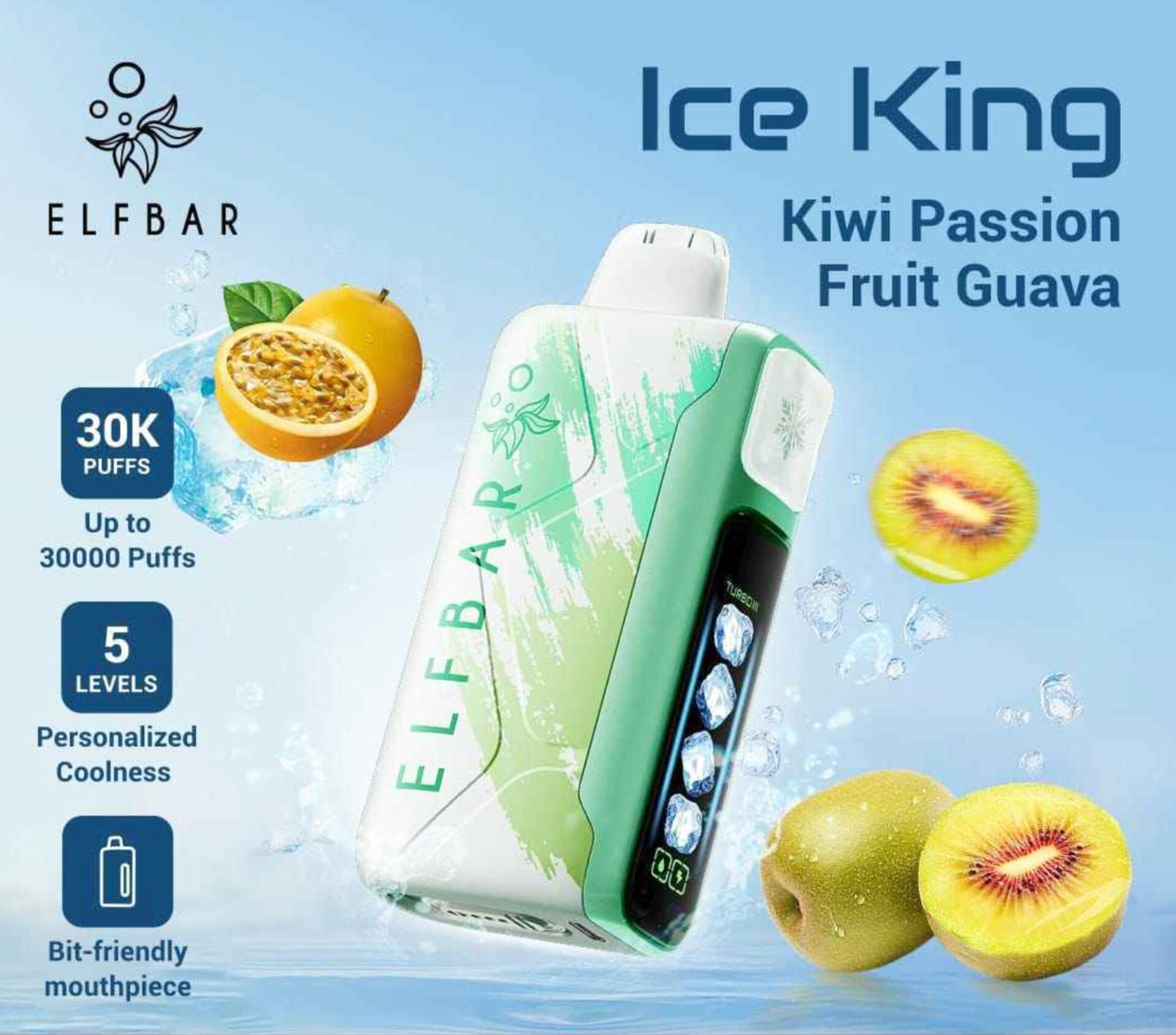 ELF BAR Ice King 30000 Puffs Disposable Vape 50mg