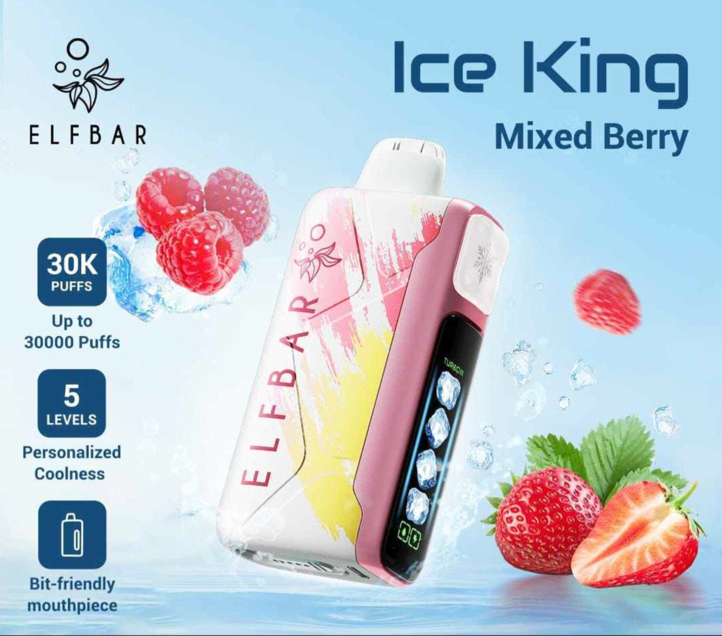 ELF BAR Ice King 30000 Puffs Disposable Vape 50mg