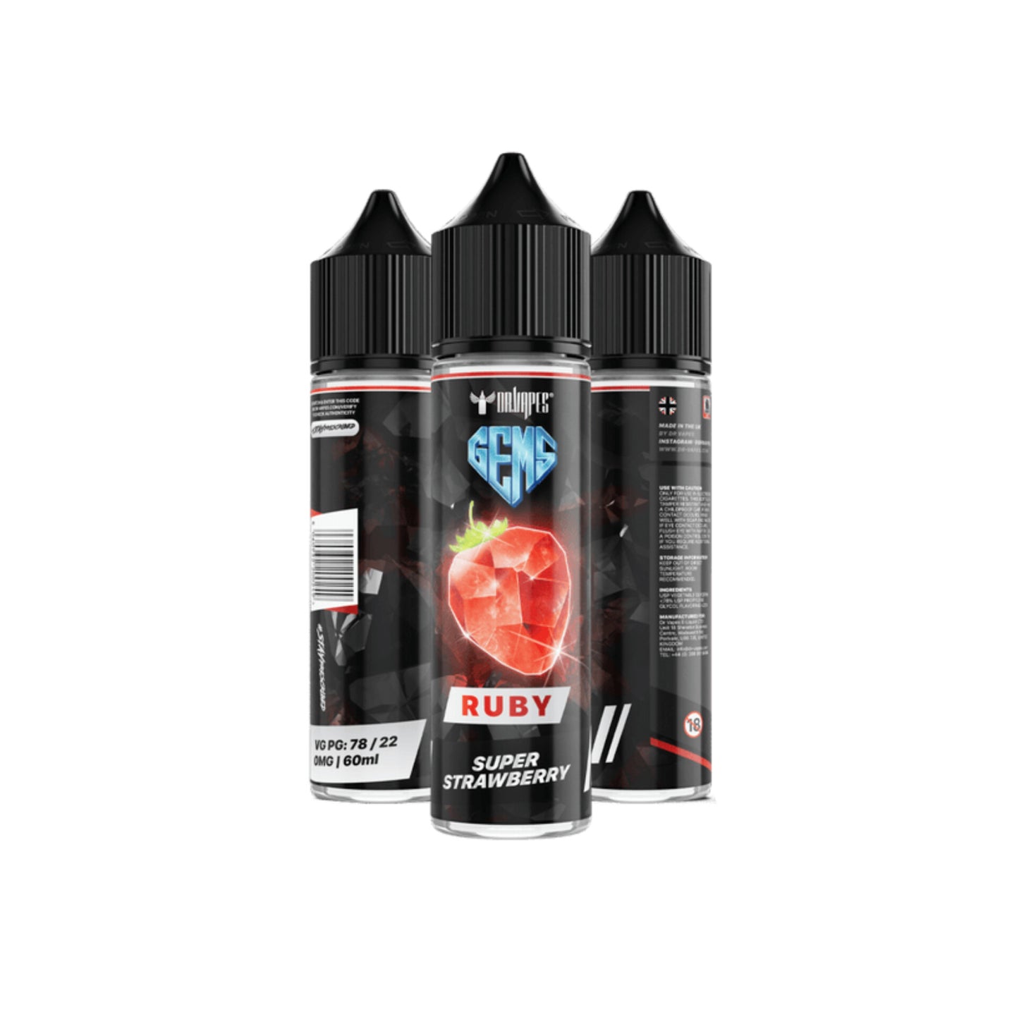 GEMS SERIES 60ML E-JUICE BY DR. VAPE