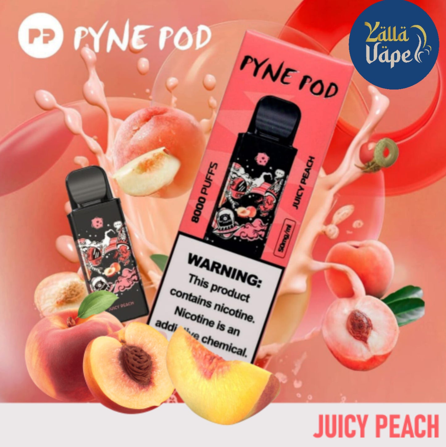 Pyne Pod Replaceable Pod 8000 Puffs Disposable Vape In Dubai UAE