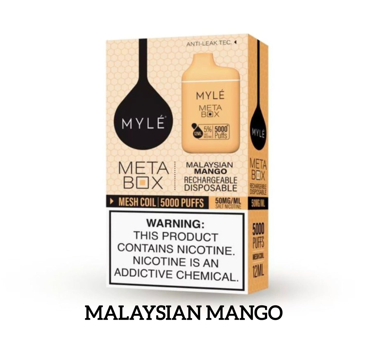 MYLE META BOX 5000 Puffs Disposable Vape