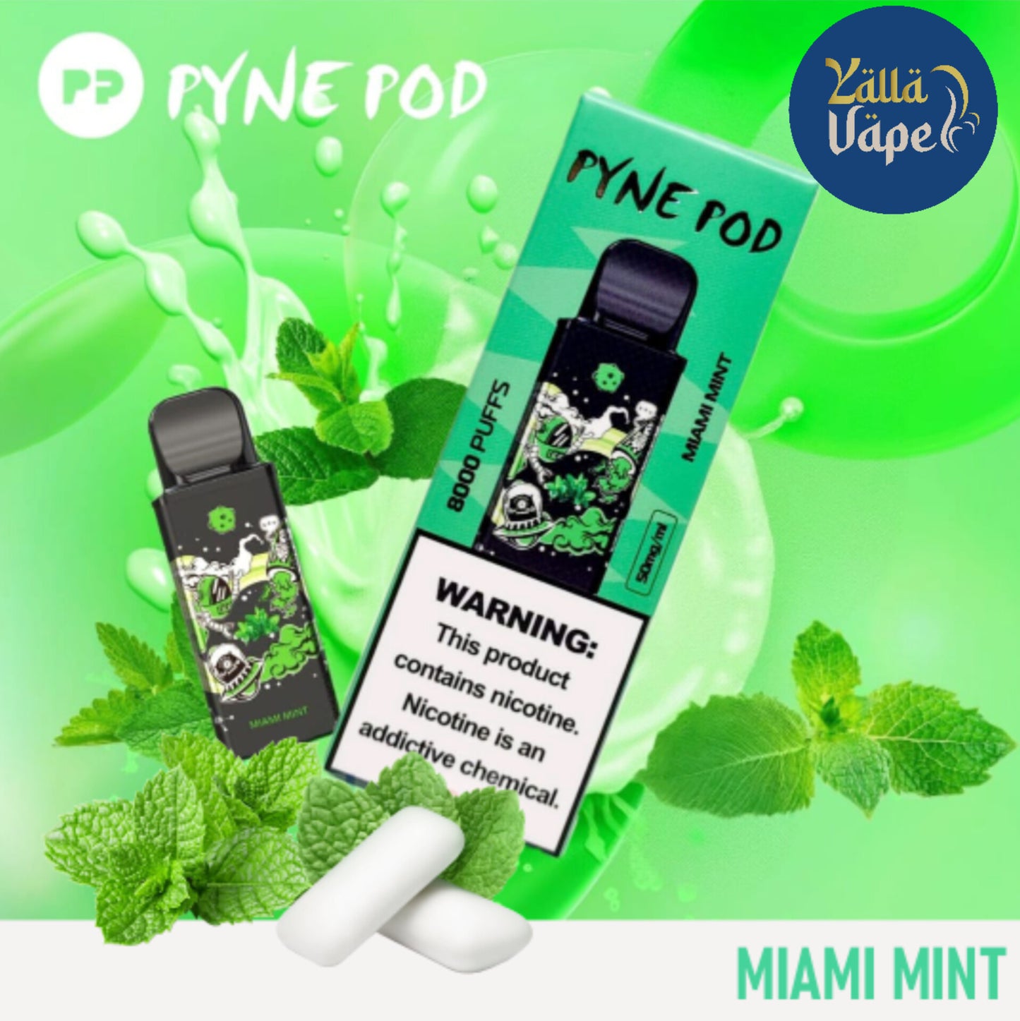 Pyne Pod Replaceable Pod 8000 Puffs Disposable Vape In Dubai UAE