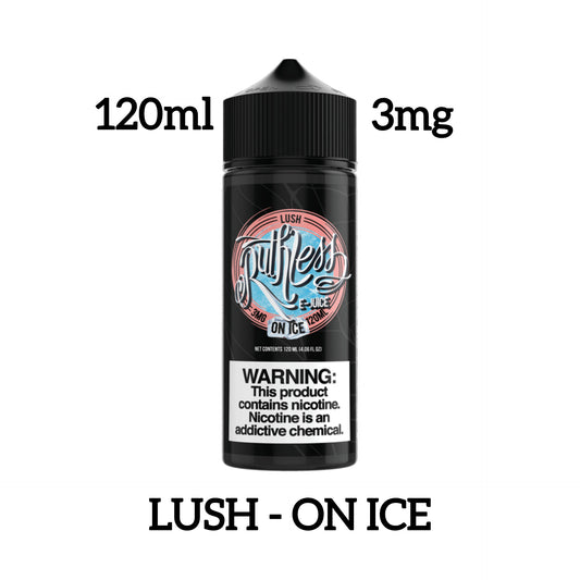 LUSH ON ICE 120ml E-Juice By RUTHLESS VAPOR