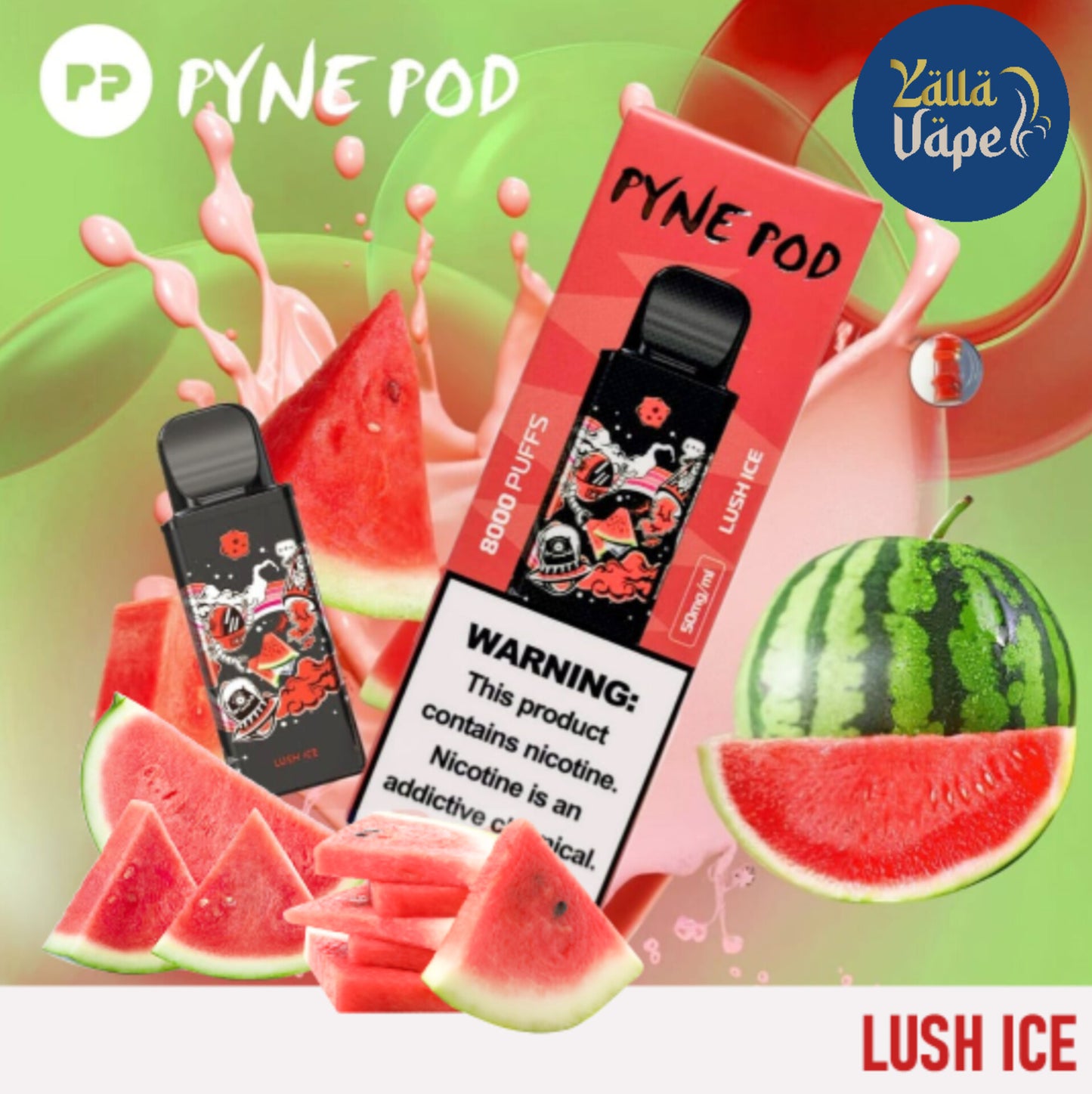 Pyne Pod Replaceable Pod 8000 Puffs Disposable Vape In Dubai UAE