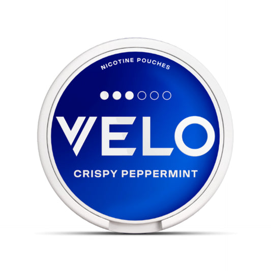 Velo Crispy peppermint/ velo Crispy Peppermint 10mg / Velo Crispy peppermint 3 Dots / Velo Ice Cool 10mg / Velo Ice Cool New Name / Velo Ice Cool New Outfit Looks/ Velo Crispy Peppermint 10mg - 3 Dots 