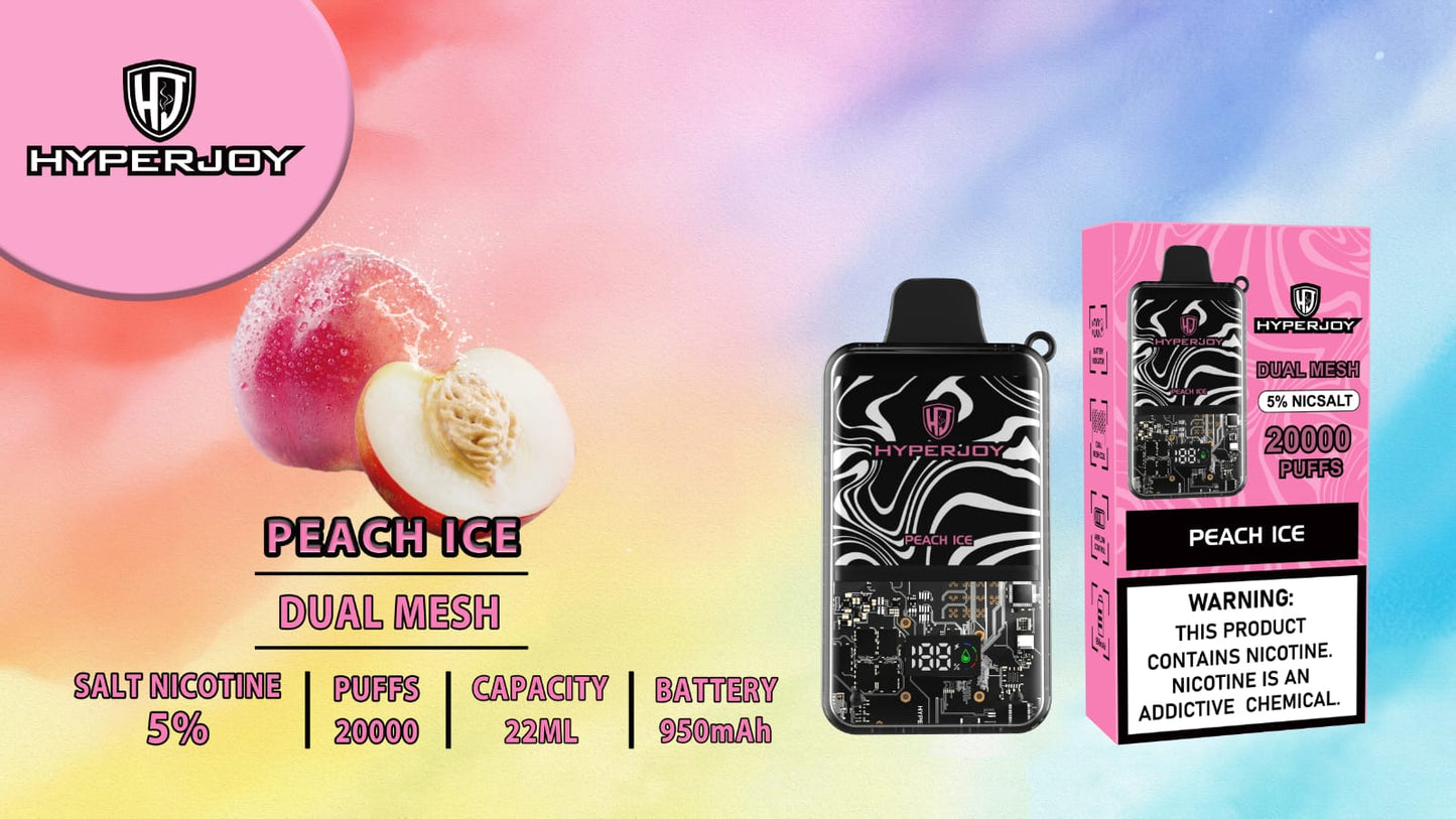 Hyperjoy 20000 Puffs 5% Nic Disposable Vape