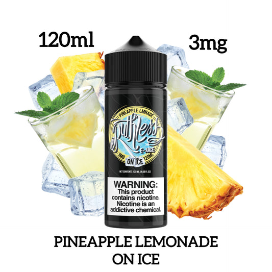 PINEAPPLE LEMONADE ON ICE 120ml E-Juice By RUTHLESS VAPOR