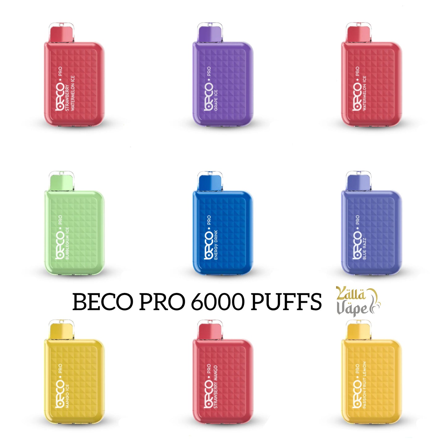 BECO Pro 6000 Puffs Disposable Vape 20mg & 50mg In UAE