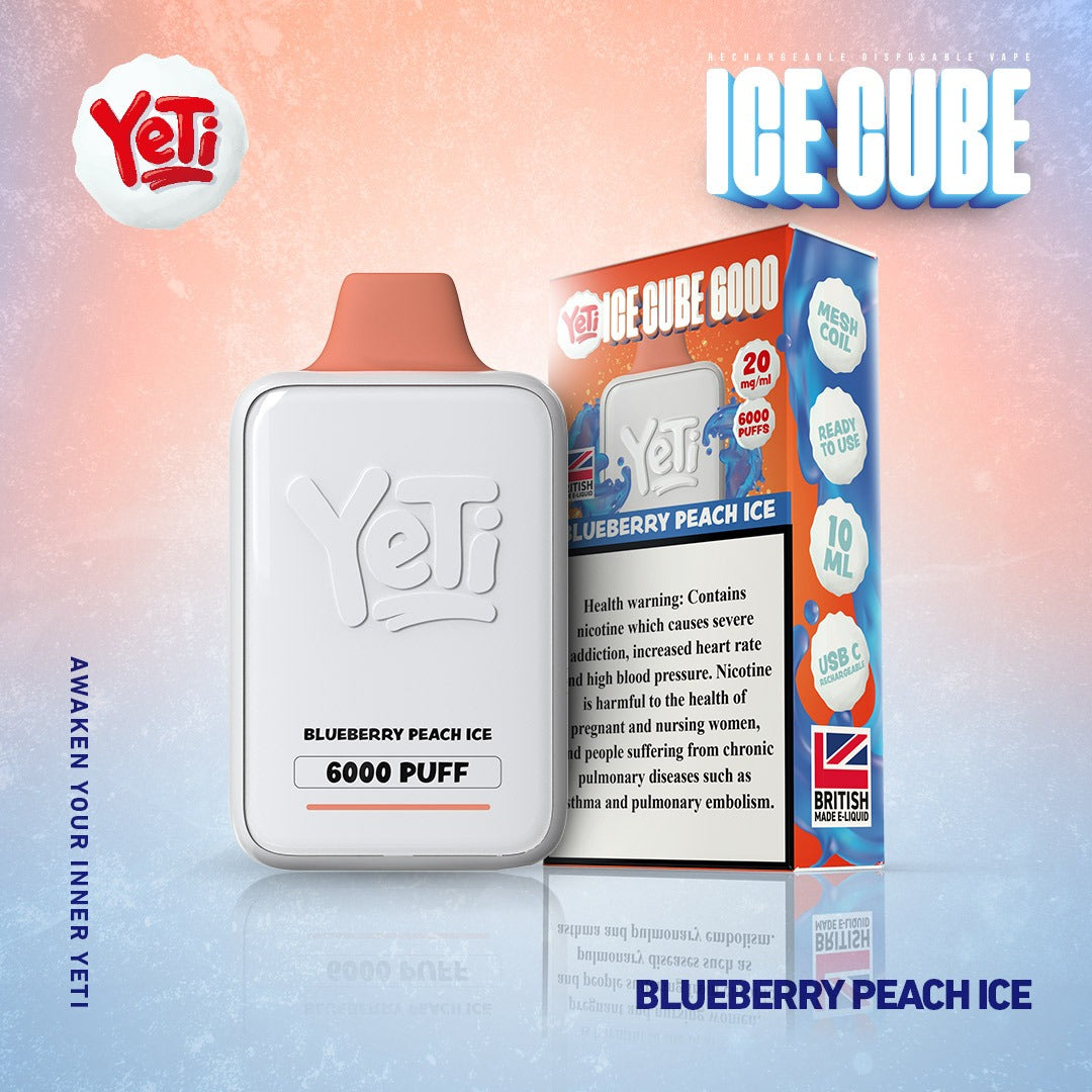 Yeti Ice Cube 6000 Puffs Disposable Vape 20mg In Dubai UAE