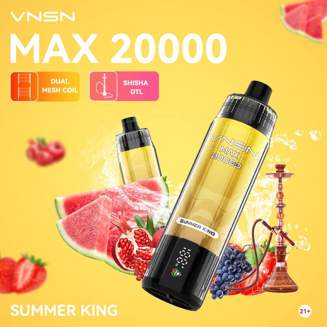 VNSN MAX 20000 Puffs Disposable Vape In Dubai UAE