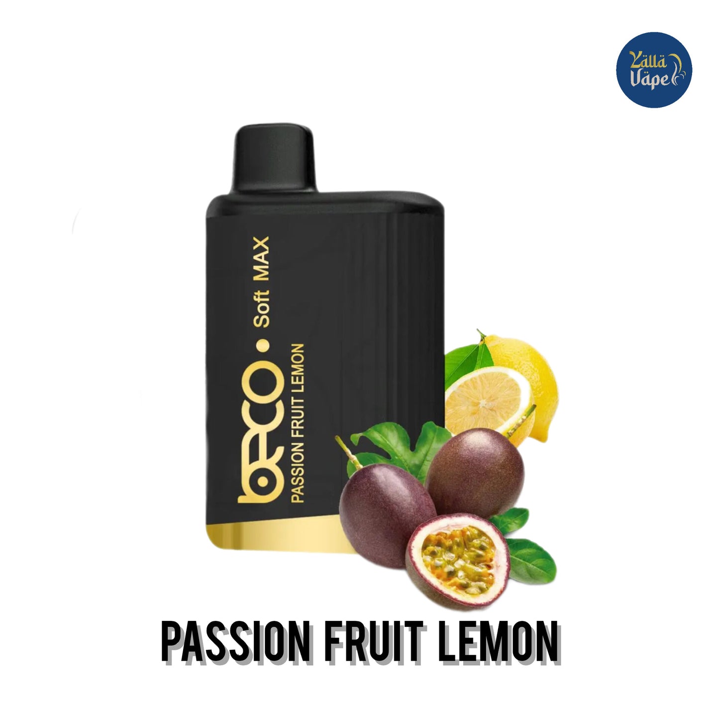 BECO Soft Max 12000 Puffs Passion Fruit Lemon