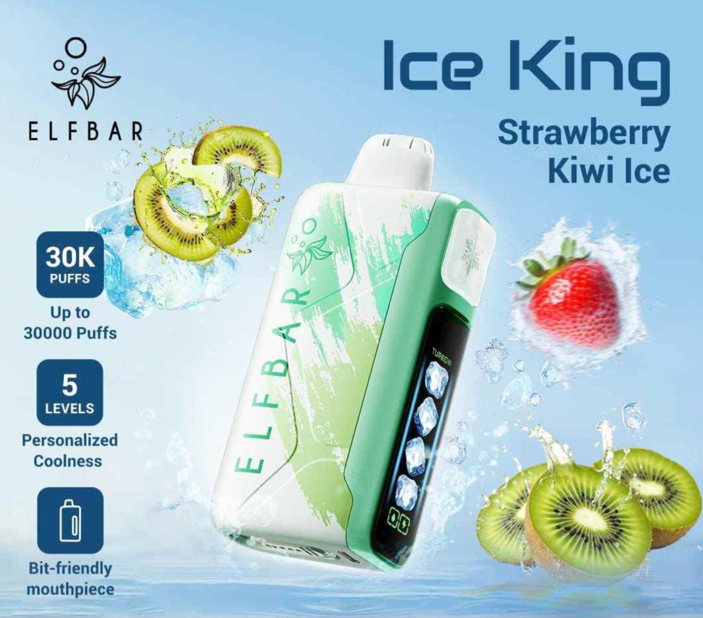 ELF BAR Ice King 30000 Puffs Disposable Vape 50mg